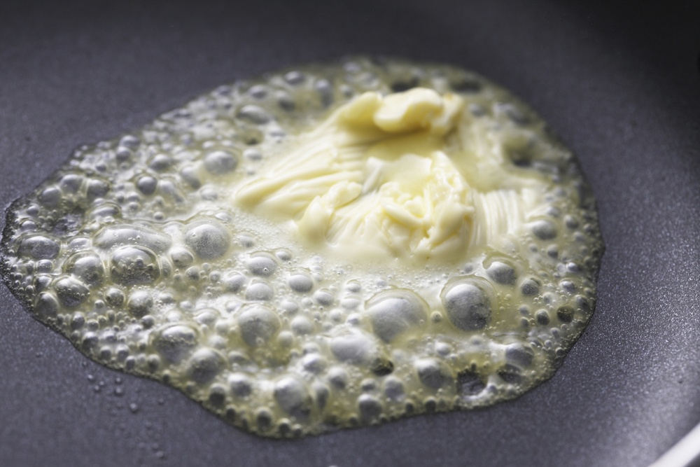 can you use butter instead of milk in scrambled eggs