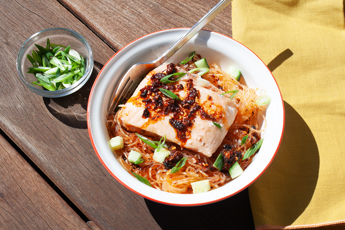 Salmon Chile Crisp1 Using Your Suvie